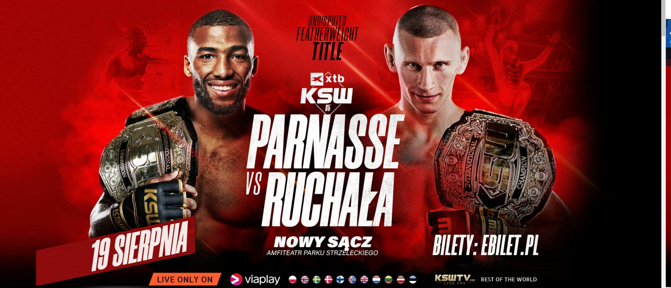 KSW 85: Zwei Kämpfe um den Championgürtel!