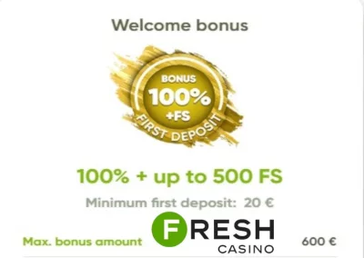 🔥Cashback bei Fresh Casino🔥