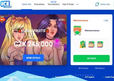 Ice-Casino-Übersicht ☑️ | 120% bis zu 7 500 Kč + 120 FS🔥