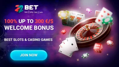 22bet: Buchmacher und Online-Casino in einem