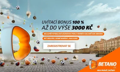 Nutzen Sie den 3 000 CZK Willkommensbonus bei Betana