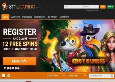 Was ist der Willkommensbonus von Emu Casino?