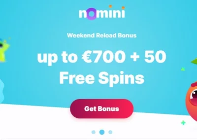 🎁Nomini Casino bietet Wochenendbonus🎁