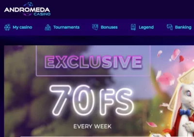 🔥Andromeda Casino bietet 70 Freispiele🔥