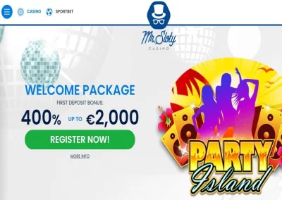 Mr. Slots Casino Review ☑️ | 950% bis zu €6000 + 200 FS 🔥