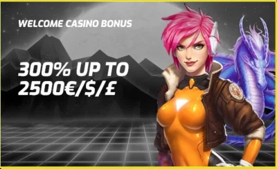 Wie hoch ist der Willkommensbonus bei CyberCasino 3077 online casino?