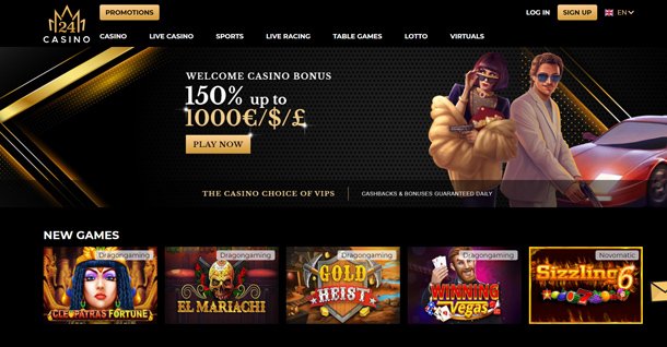 24MCasino - home page