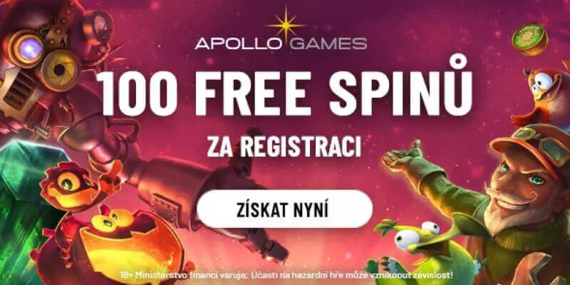 100 Free spinů za registraci