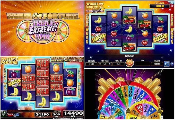 Kolo štěstí online ve hře Wheel of Fortune Triple Extreme Spin