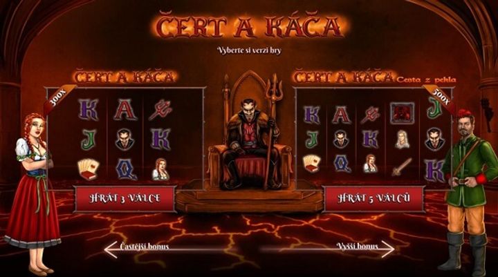 Tech4Bet automat Čert a Káča